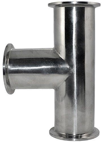 Diameter 51 OD 51mm 2 3 Way Tee Sanitary Ferrule Pipe Fitting Stainless Steel 304 Edelstahl Rohr Rohrverbinder