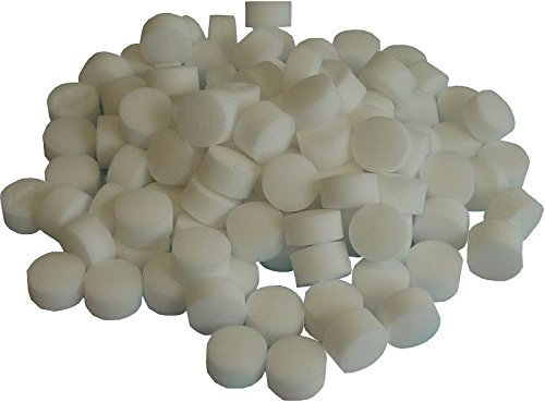 Salztabletten Siedesalz Tabletten - Regeneriersalz - 25 kg - Enthärtersalz für Enthärtungsanlagen Ionenaustauscher Brunnenfilteranlagen Weiß