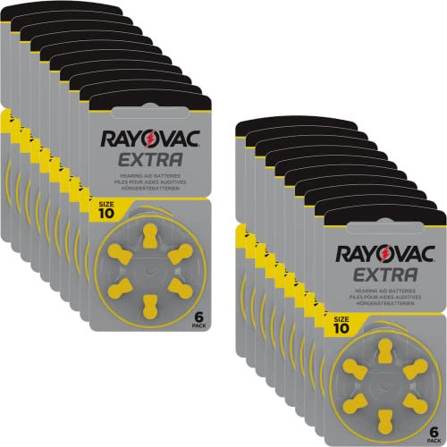 Rayovac Extra 120 Advanced Nr 10 Hörgerätebatterie Zinc Air Mercury Free 2016 (P10 PR70 ZL4)