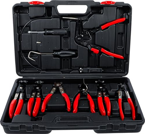 BGS Diy 421 | Schlauchklemmenzangen-Satz | 10-tlg.