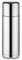 Alessi NF04 Nomu Doppelwandige Thermoskanne - Edelstahl 18/10 glänzend poliert und thermoplastischem Harz, 6,40 x 6,40 x 20,00 cm, Silber