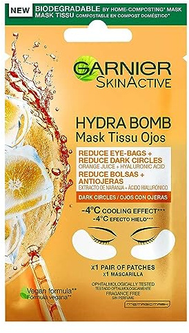 Garnier Augenmaske, Hyaluronsäure und Kokosnusswasser