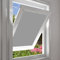 EUGAD Dachfenster Rollo 100% Verdunkelung Sonnenschutz Verdunklungsrollo ohne Bohren mit Saugnäpfen, Verdunklungsfolie für Fenster UV- und Hitzeschutz, Grau 60x93cm