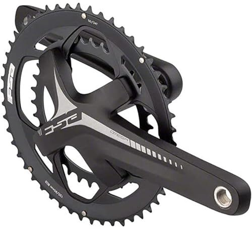 Full Speed Ahead - Omega Adventure Series Alloy Double Kurbelgarnitur ohne Tretlager | MegaExo und BB386EVO Technologie | für Rennrad | 10/11 Gang kompatibel | 30/46T 172,5 mm