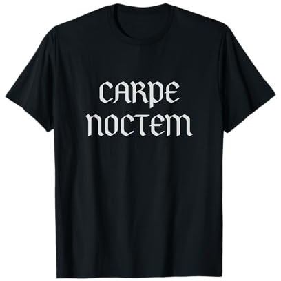 Pinsanity Carpe Noctem 'Seize the Night' - Camiseta Camiseta
