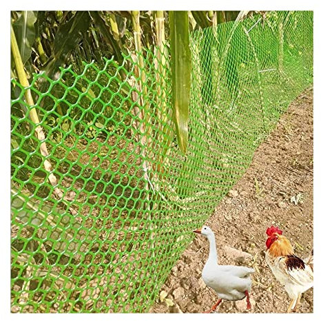YXXSDP Kunststoff Hühnerdrahtgeflecht Für Tiere, Flexibel Wiederverwendbar Geflügelschutznetz, Bauzaun-Netz Für Gartenschutz (Color : W 100cm/39.4in, Size : L 50m/164ft)