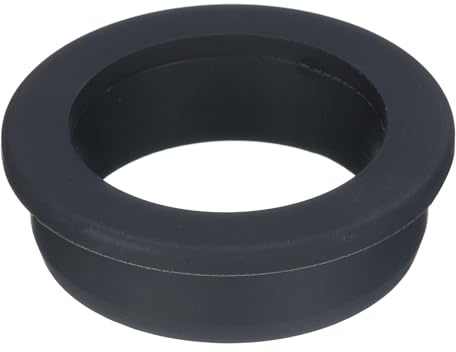 QUARKZMAN Passacavo in Gomma a Forma di T, Diametro 53,6mm Diametro Interno 42mm Protezione Sigillante per Fori Flessibili per Cavi Tubi, Nero
