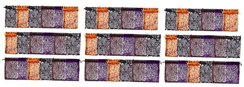SOLUSTRE 150 Stk Tasche aus Spinnennetz-Gaze Tasche für Partygeschenke Mesh-Beutel Klarsichtbeutel für durchsichtige Geschenktüten Geschenkbeutel mit Kordelzug Halloween
