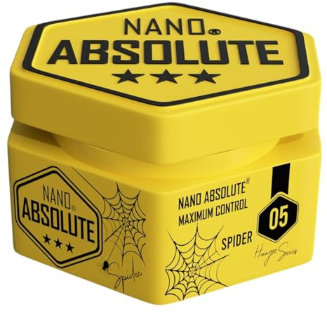 Nano Absolute Aqua Hair Wax 140ml | Haarwachs | Haar Styling Wachs | Haargel | Gel Wax | haar wax herren | barbershop Hair Styling (140ml, 05- Spider)