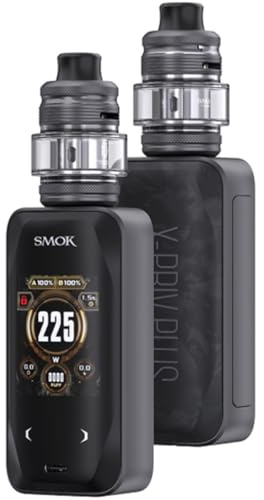 SMOK X-Priv Plus Mod Kit 225W X-Priv Plus Box Mod + TF-D SubTank Fit D-Coil 0.15+0.23ohm DTL Vape E-Cigarette, No nicotine, No e-liquid