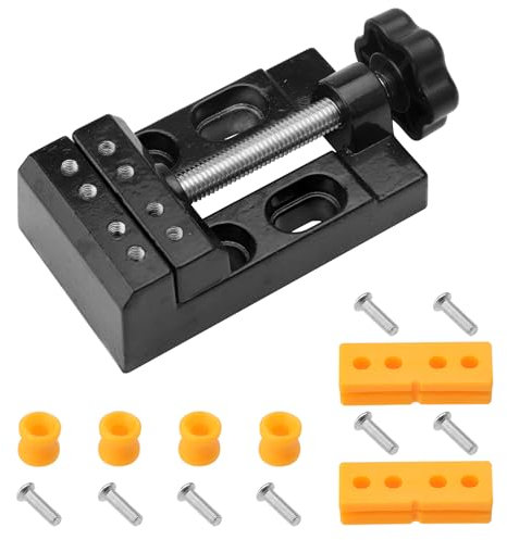 ZMDMAH Morsa piccola da 57 mm, mini morsa da tavolo, morsa per trapano a colonna, morsa da tavolo, trapano a colonna da banco, morsa da banco falegname