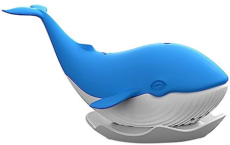 Veemoon Whale Shape Tea Strainer Silicone Infuser for Loose Leaf Tea Blue Color