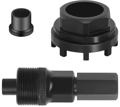 Druuzyl Fahrrad Lockring Tool Kurbelabzieher Kurbel 42 mm Fahrrad Tretlager Werkzeug Kurbel Entferner, Fahrrad Kompakter Kurbelarm Abzieher Crank Puller mit 8-Stufen-Innenlagerschalen