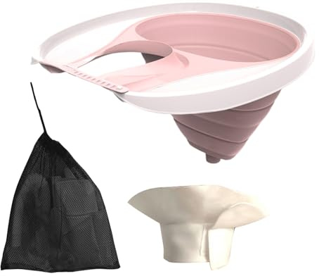 Portable Shampoo Basin - Mobile Washbasin, Movable Bath Accessory | Foldable Bathtub with Drain Tube Storage Bag, Salon Equipment for Elderly Disabled Patient Care, Travel Wash Station