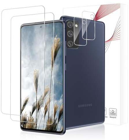 Carantee 2+2 Stück Schutzfolie für Panzerglas für Samsung Galaxy S20 FE 5G, Ultra-Klar Bruchsicherheit Samsung S20 FE Folie, Kratzfest 9H Härte Hohe Klarheit S20 FE 5G Displayschutzfolie