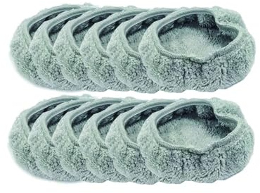 HIZON Microfiber Cleaning Rag ，Compatible For Window， Cleaner Robot,Reusable 14.5cm Mops For Universal Round Robot Vacuum Cleaner Towel Dust Cloth(SET3)