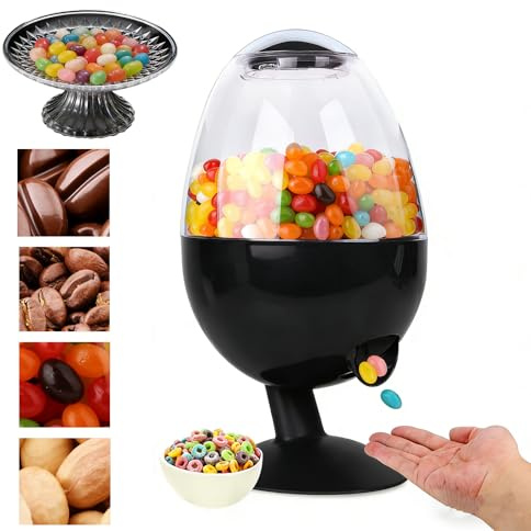 Distributore Di Dolci Automatico A Contatto, Macchina Distributore Di Caramelle Mini Da Tavolo A Pile Per Snack, Noci E Cereali, Ideale Per Camera Dei Bambini, Soggiorno E Decorazioni Di Festa (WHITE)