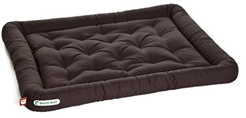 Doctor Bark Hundkudde – ortopedisk hundsäng, tvättbar 95 °C, hygienisk, robust och bekväm (XL – 100 x 85 cm, brun)