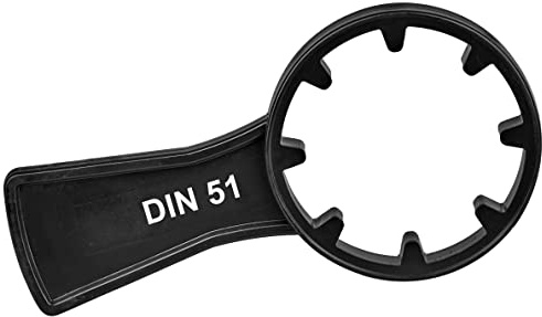 LABROTEC® Kanisterschlüssel DIN 51 der kleine Handschlüssel für 5-12 Liter Kanister. Einfache und praktische Schraubdeckelöffnung