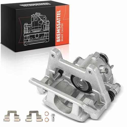 Frankberg Bremssattel Bremszange Hinten mit Halter 8E0615423H | Lochabstand Halterung 128mm; Kompatibel mit A4 8EC, A4 Avant 8ED