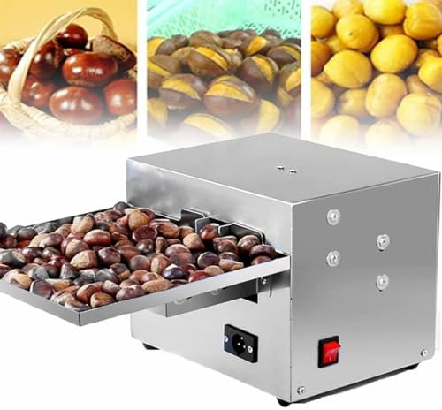 Máquina automática de muescas de castaña: eléctrica, uso comercial, funciona con batería o electricidad doméstica