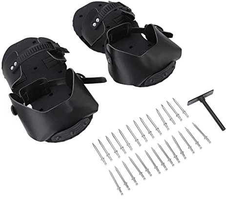 Zapatos Aireadores de Césped, Sandalias con Pinchos para Jardín, Zapatos Aireadores de Césped, Zapatos con Pinchos, Zapatos Aireadores de Césped de PU para el Cuidado del Césped,