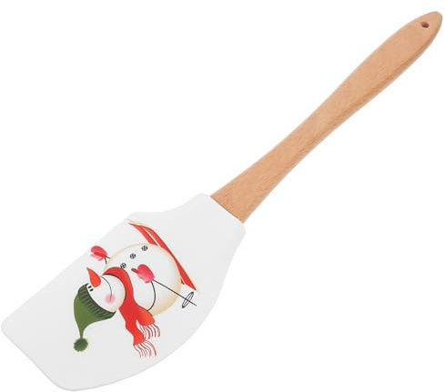 TOPBATHY Christmas Butter Scraper Pastry Spatula for Baking for Cake Decorating Supplies Household Cooking Supply Tool Random Style