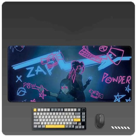Game Mouse Pad Gaming Laptop Mouse Pad-Anime Desk Mat-Anime Mousepad-Gaming Mouse Pad Anime-Extended PC Keyboard Waterproof And Non-Slip(JIX-7,800x300mm)