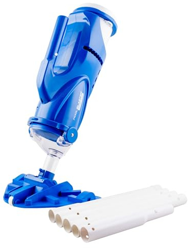 POOL BLASTER Pesce gatto ultra ricaricabile, alimentato a batteria, pulitore per piscina, ideale per piscine interrate e piscine fuori terra per pulire foglie, sporco e sabbia e limo.