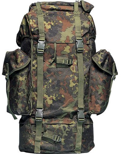 BW Kampfrucksack Flecktarn Import