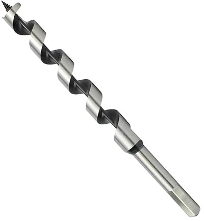 Weischer® - Schlangenbohrer 24 x 230 mm | Holzbohrer Spiralbohrer | 6-Kant-Schaft | Gewindespitze für präzise Bohrung | Weich- & Hartholz | stabiler & bruchfester Bohrer