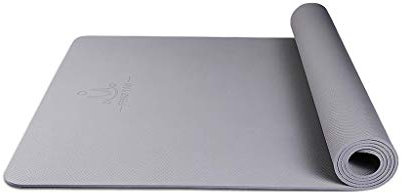 JMTLLYJD Sportmatte, Fitness-Matte Für Herren rutschfeste Yogamatte Verdickung Erweitert Fitness-Trainingsmatte 190 × 80 cm, Dicke 6 Mm, 8 Mm (Farbe : Gray, größe : 8mm)