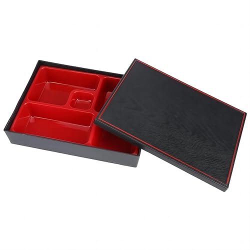 VIFERR Scatola per Bento Giapponese, Bento Boxes Contenitore per Alimenti con Scomparti ABS Bento in Stile Giapponese Lunch Box Cassetta di sicurezza per Ufficio Picnic Scuola