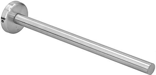 alpina Handtuchstange Badezimmer- Handtuchhalter Ausziehbar 30,5-49 cm - Geschirrtuchhalter Edelstahl - Max. Tragfähigkeit 2 kg - Badezimmerzubehör - Silber - Edelstahl