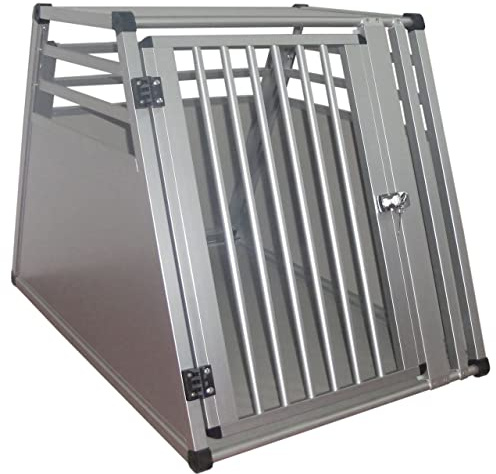 Hundetransportbox Hundebox Autotransportbox Reisebox Alu Transportbox 82x65x66cm