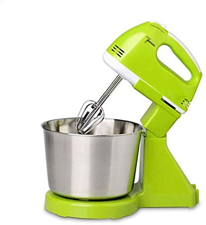 Batidora de Mano, 150 W, batidora de Mano eléctrica Profesional, tazón de Mezcla de 4,5 l, batidora de Pastel de 7 velocidades, batidoras de Cocina de Mano para Hornear