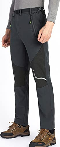 Pantalon De Randonnée En Plein Air Résistant À L'eau Pour Homme Pantalon De Marche Respirant Pantalon De Sport D'escalade Coupe-Vent Pour Activités Extérieurs 5,4XL
