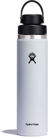 Hydro Flask 24oz Wide Flex Chug Cap White