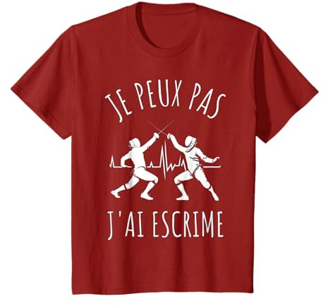 Je peux pas j'ai l'escrime - Escrimeur cadeau cadeaux humour T-Shirt
