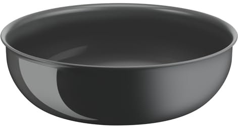 Lagostina Ingenio Vivissima, Wok in Ceramica Antiaderente 26cm Utilizzabile con Manico Rimovibile, 100% Alluminio Riciclato con Tecnologia Thermo-Signal per Tutte le Fonti di Calore Inclusa Induzione