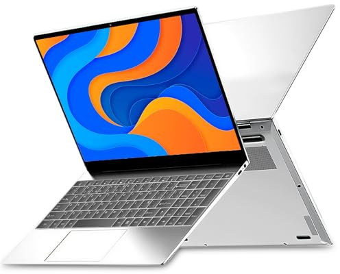 iSTYLE 15.6 Inch Laptop Windows 11, 16GB RAM 1TB SSD, 1080P Display Full HD Laptop PC Notebook Celeron N5095, Dual Band WiFi, 2xUSB 3.0, Mini HDMI, Fingerprint reader, Backlit Keyboard (Silver)