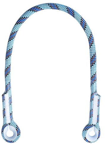 Prusik Cord 22KN - Cuerda de nailon precosida ojo a ojo Prusik Loop resistente al calor, terminales suturados por fricción, cuerda de escalada con cubierta de plástico, cuerda multiusos para escalada