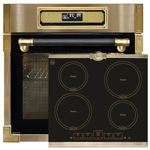 Kaiser EH 6726 AD+KCT 6195 IEm Autark - Juego de horno eléctrico (80 L, con placa de inducción autark 60 cm, 4 zonas con potenciador)