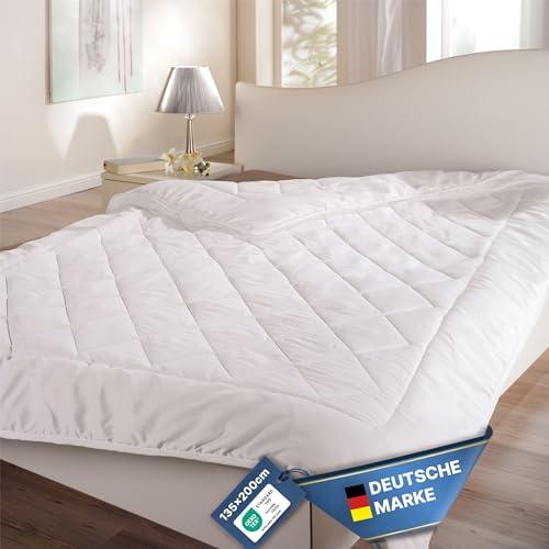 Bestlivings Edredón lavable sin funda utilizable – 135 x 200 cm – Edredón de verano ligero con certificado Öko-Tex 100 y lavable a 60 °C, ligero, transpirable, ideal para viajes