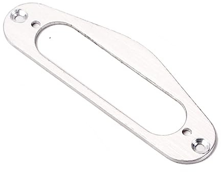 Levemolo Tonabnehmerrahmen als Ersatzteil aus Metall Gitarren Silberner Humbucker Montagering Selbstgemacht Zubehör für Single Coil Pickups für St Stil E-gitarre