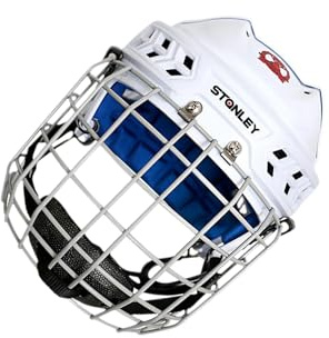 RCGOFOLLOW Casco da hockey regolabile che garantisce la sicurezza durante la pratica del pattinaggio a rotelle o dell'hockey su ghiaccio. Il casco sportivo è