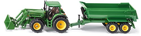 Siku 3863 - Traktor mit Frontlader u. Muldenkipper