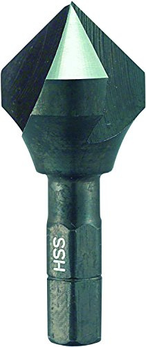 alpen, 72000830100, HSS Svasatori, 90 gradi, attacco esagonale da 1/4 di pollice, diametro 4 mm M, 8,3 millimetri