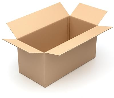 KK Verpackungen Versandkartons 800 x 400 x 400 mm Braun 2-wellig (Innenmaß 786 x 383 x 374 mm) | 10 Stück, Faltkartons Kartons für Versand als DHL Paket Hermes Paketklasse L DPD GLS Paketklasse XL