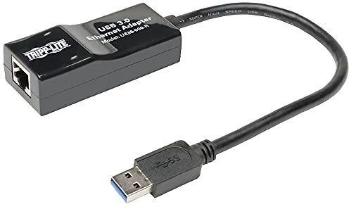 Eaton Tripp Lite USB 3.0 to Gigabit Ethernet NIC Network Adapter - 10/100/1000 Mbps, Black